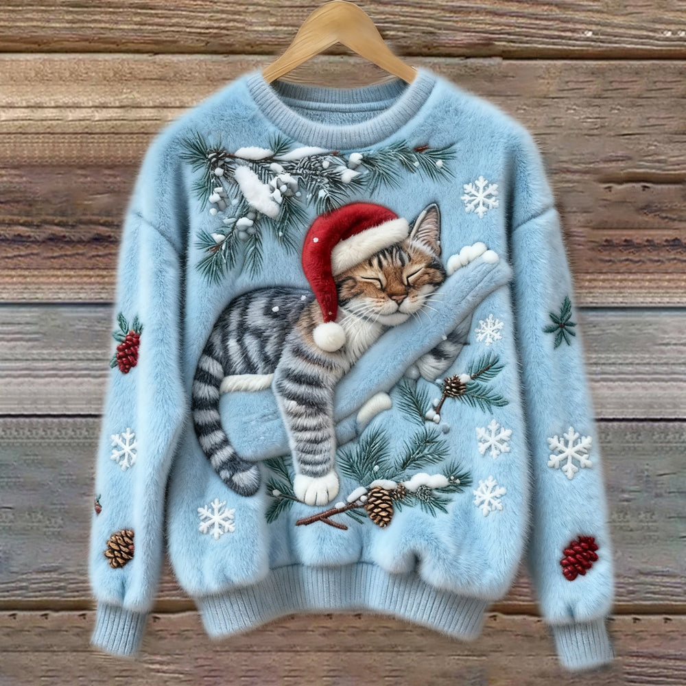 Jingle Cat | Cozy Holiday Sweater