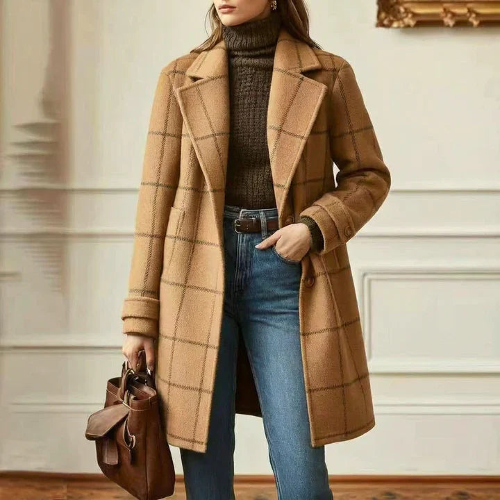 Fiona – Classic Check Coat