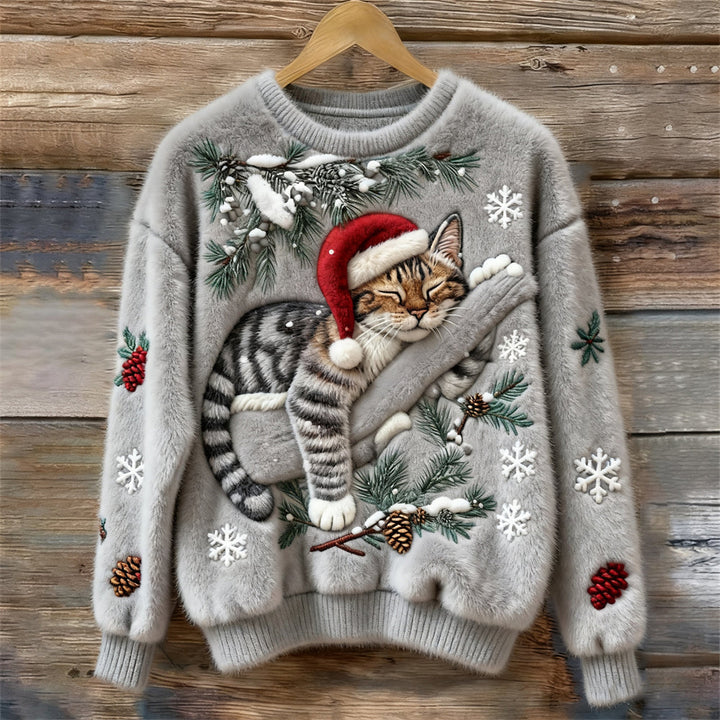 Jingle Cat | Cozy Holiday Sweater