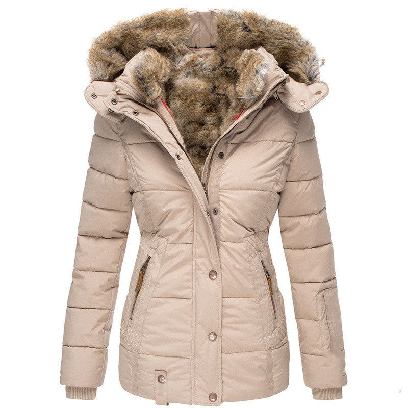 Katia™ – Winter Coat Lined with Fur