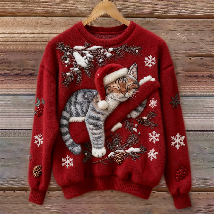 Jingle Cat | Cozy Holiday Sweater