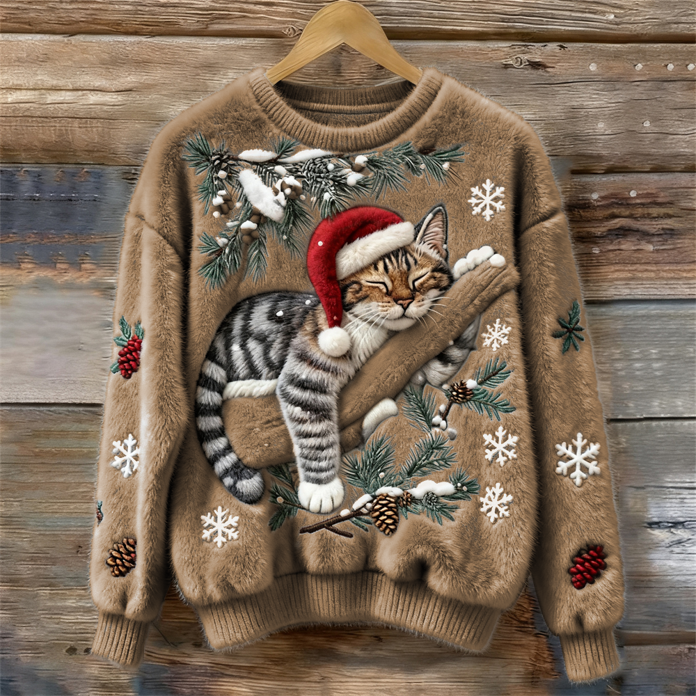 Jingle Cat | Cozy Holiday Sweater