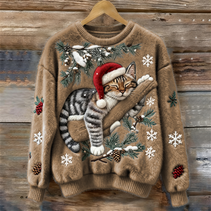 Jingle Cat | Cozy Holiday Sweater