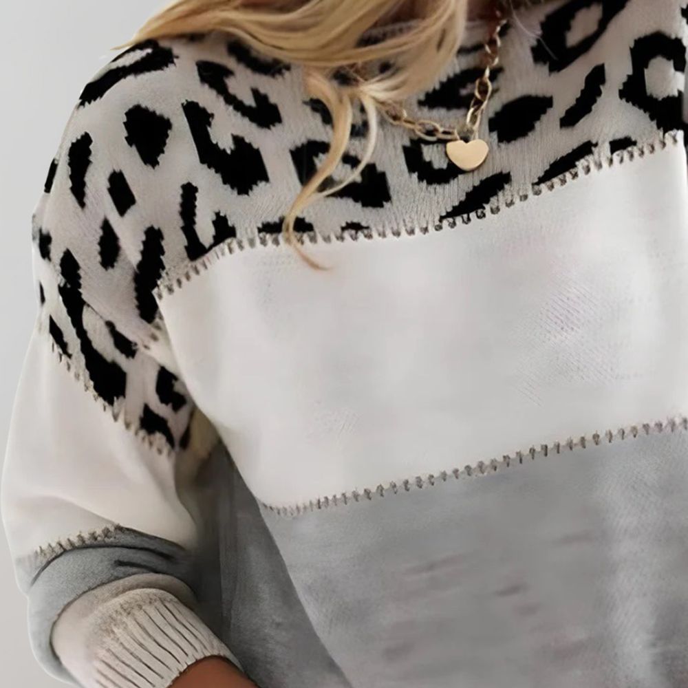 Ophélie | Leopard Elegance Sweater