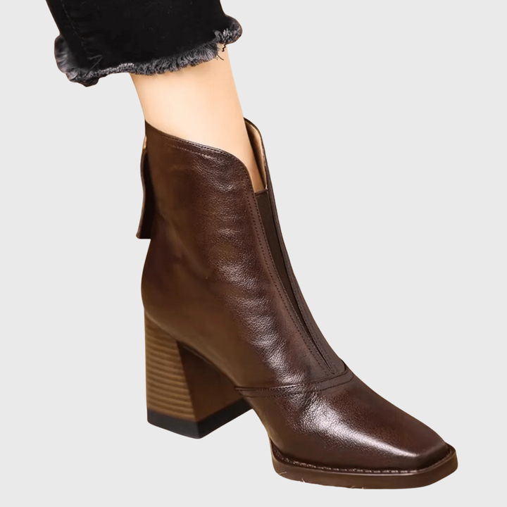 Claudia | Luxury Ankle Boots with Medium Heel