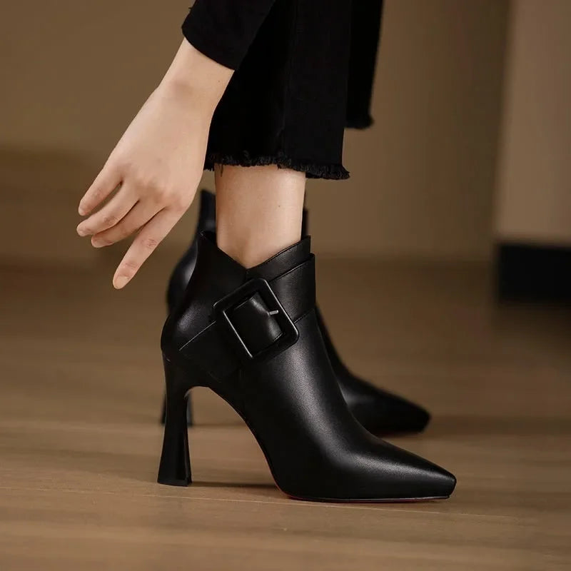Aveline Ankle Boots with Buckle