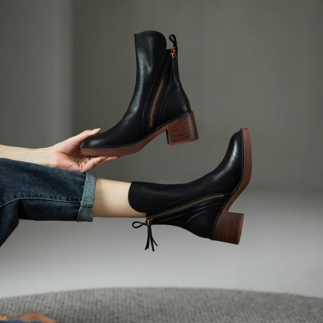 Leather Ankle Boots