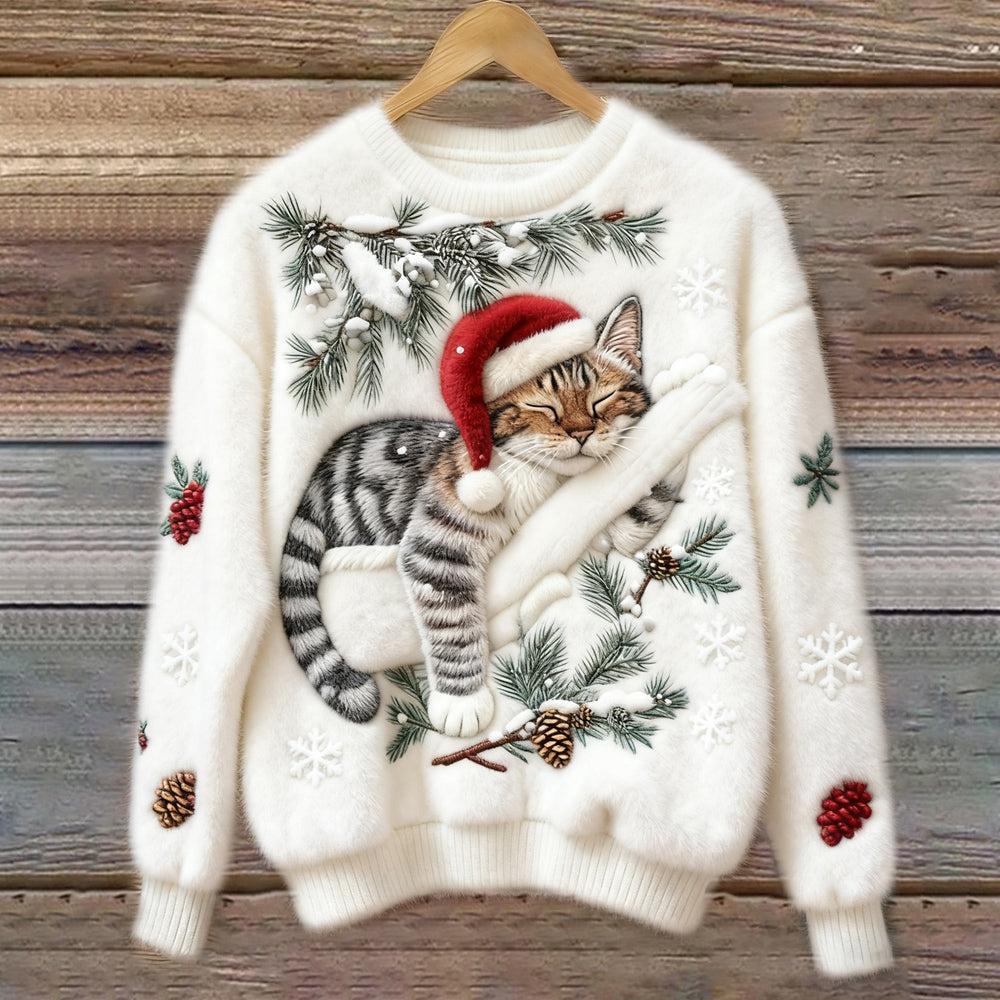 Jingle Cat | Cozy Holiday Sweater