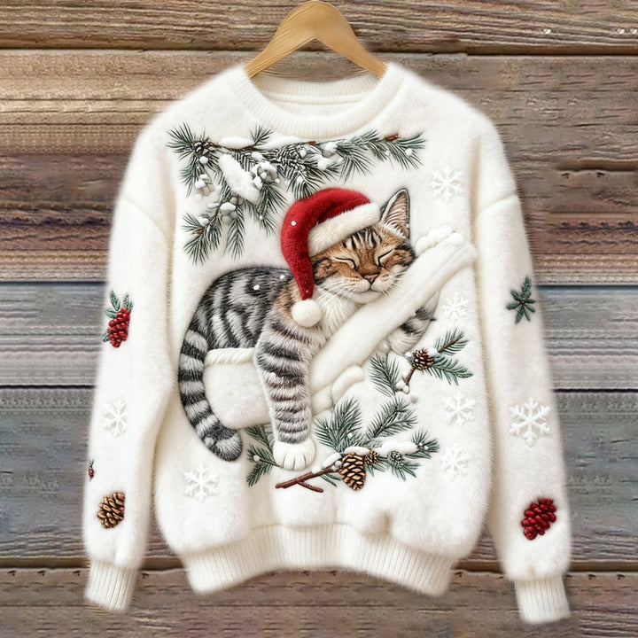 Jingle Cat | Cozy Holiday Sweater