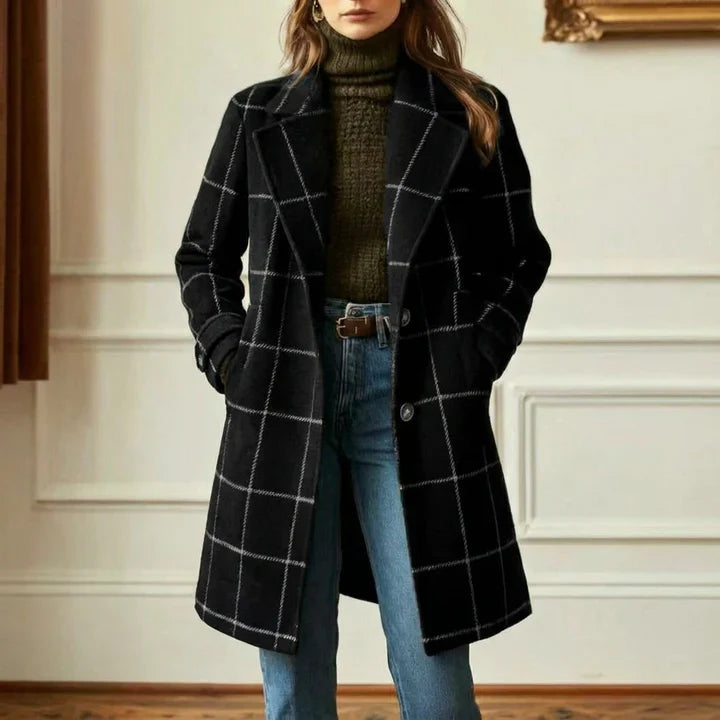 Fiona – Classic Check Coat