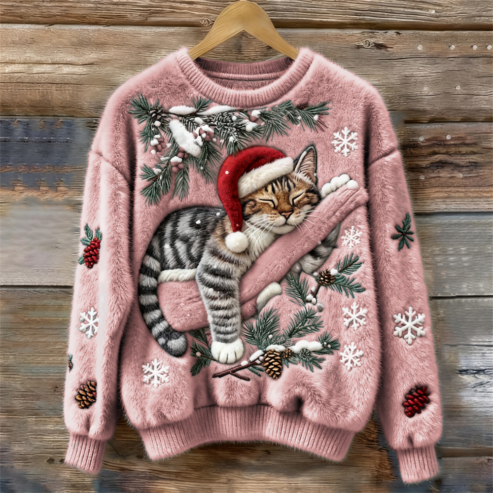 Jingle Cat | Cozy Holiday Sweater