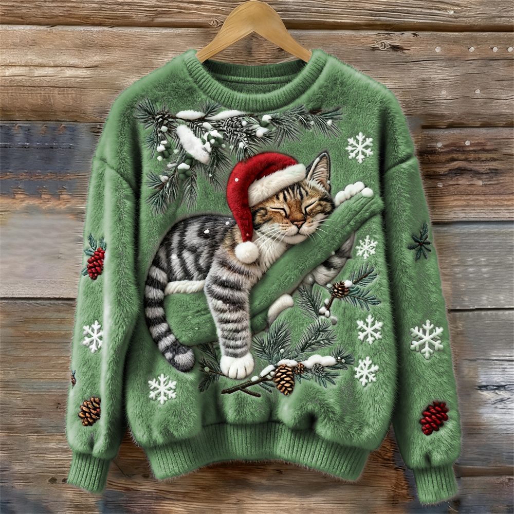 Jingle Cat | Cozy Holiday Sweater