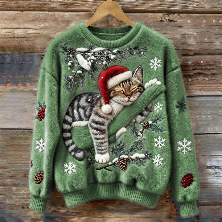 Jingle Cat | Cozy Holiday Sweater
