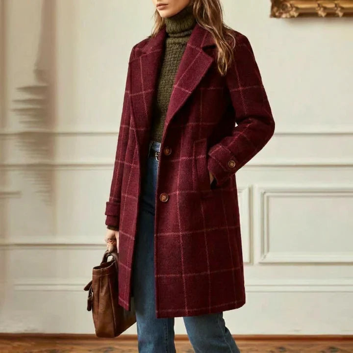 Fiona – Classic Check Coat