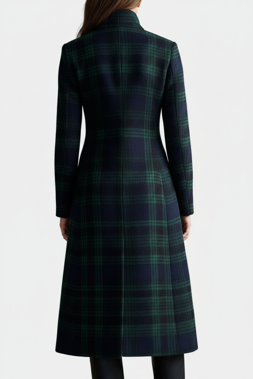 Miranda™ | Timeless Plaid Elegant Coat
