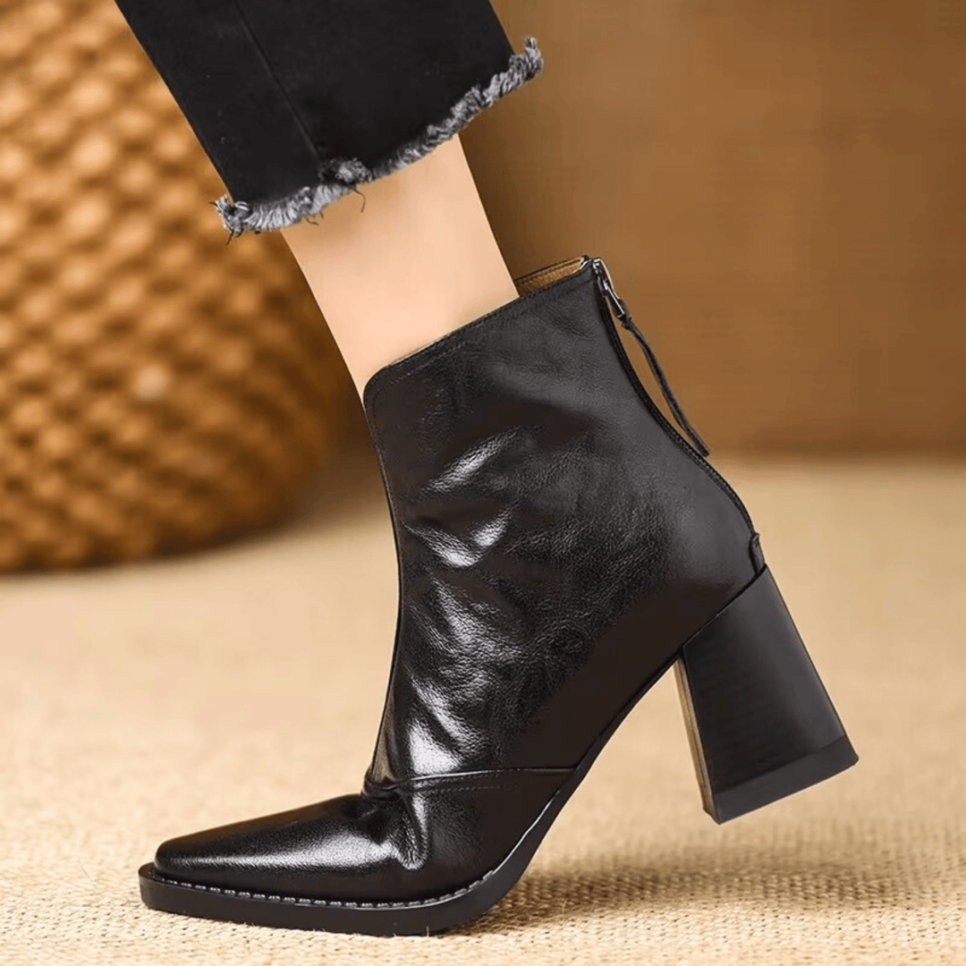 Claudia | Luxury Ankle Boots with Medium Heel
