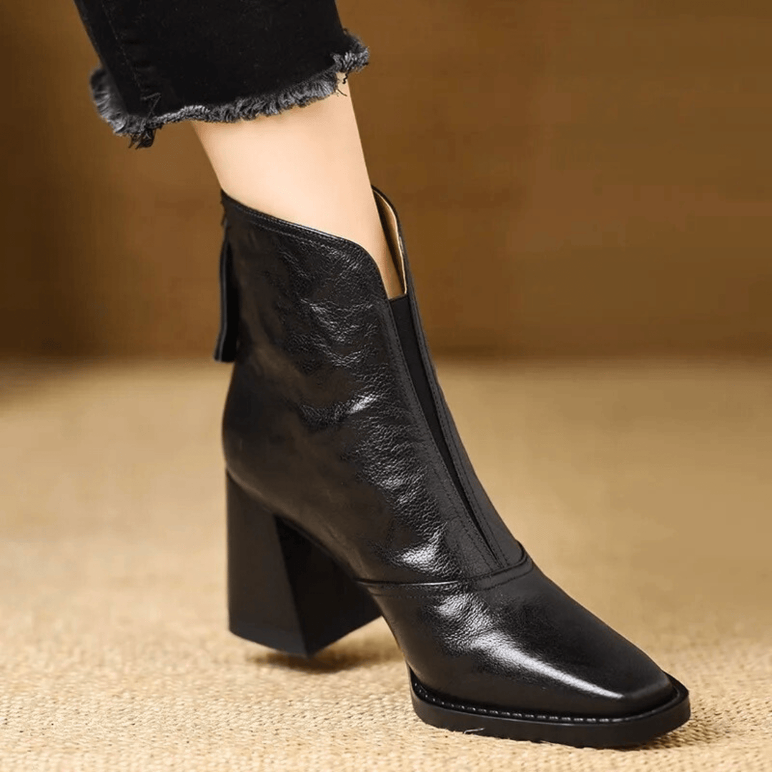 Claudia | Luxury Ankle Boots with Medium Heel